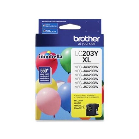 TINTA BROTHER AMARILLO LC203Y 550 PAG MFCJ4420DW MFCJ4620DW