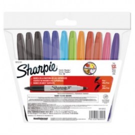 MARCADOR SHARPIE TWIN TIP COLORES SURTIDOS