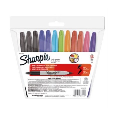 MARCADOR SHARPIE TWIN TIP COLORES SURTIDOS