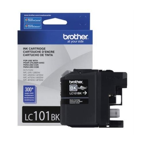 TINTA BROTHER LC101BK NEGRO 300 PAG DCPJ152 MFCJ470DW