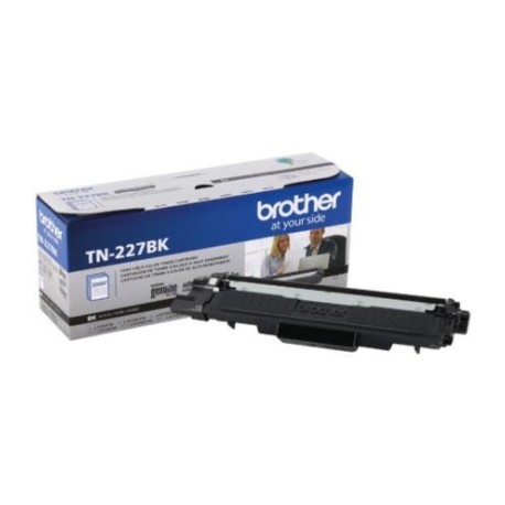 Toner Brother Genuine TN-227BK Negro Alto Rendimiento