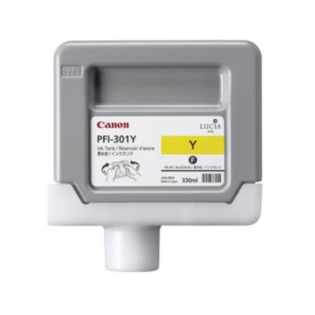 Tinta Canon PFI-301Y 330ml Color Amarillo