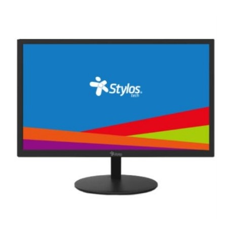 Monitor Stylos Tech 18.5" Resolución 1366x768 VGA/HDMI