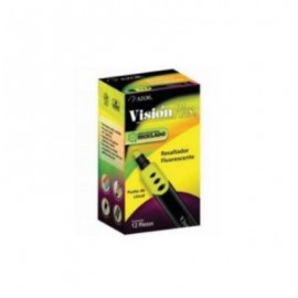 MARCADOR VISION PLUS 2600 FLUORESCENTE AMARILLO C/12