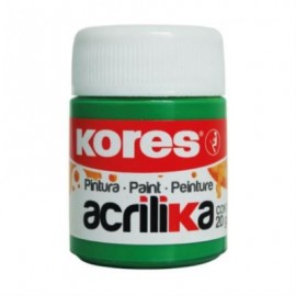 PINTURA ACRILICA KORES 20 ML VERDE C/12 BOTES