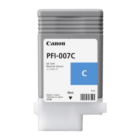 TINTA CANON IMAGEPROGRAF IPF670E CYAN PFI-007C 90ML