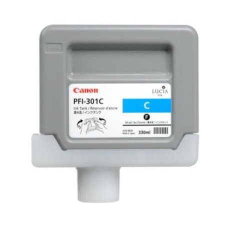 Tinta Canon PFI-301C Color Cian