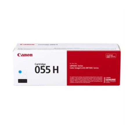 Tóner Canon Cartridge 055H 2300 Páginas Color Cian