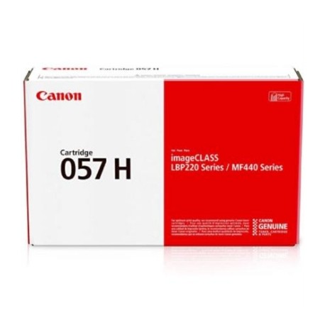 Tóner Canon Cartridge 057H Alta Capacidad 10K Páginas Color Negro