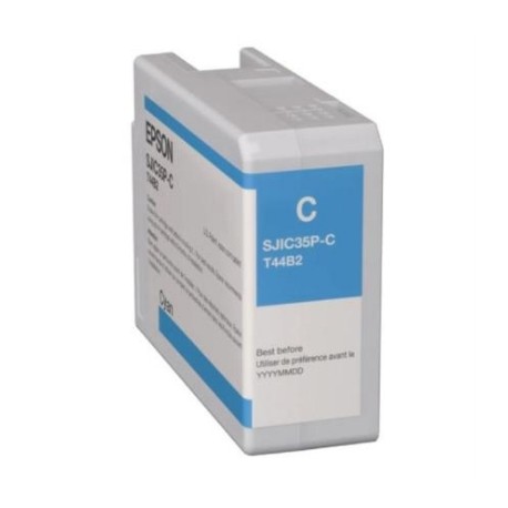 Cartucho de Tinta Epson SJIC35P ColorWorks C6500/6000 Color Cian