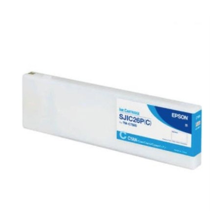 Cartucho Epson SJIC26P para TM-C7500 Color Cian