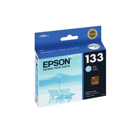 TINTA EPSON 133 STYLUS TX235W TX320F TX420W TX430W CYAN