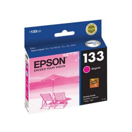 TINTA EPSON 133 STYLUS TX235W TX320F TX420W TX430W MAGENTA