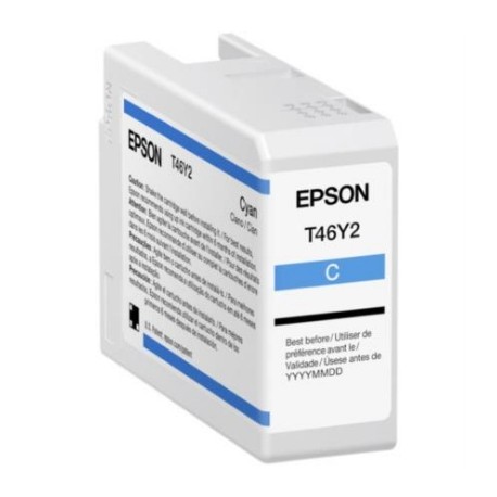 Tinta Epson UltraChrome Pro10 T46Y 50ml Color Cian