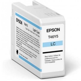 Tinta Epson UltraChrome Pro10 T46Y 50ml Color Cian Claro