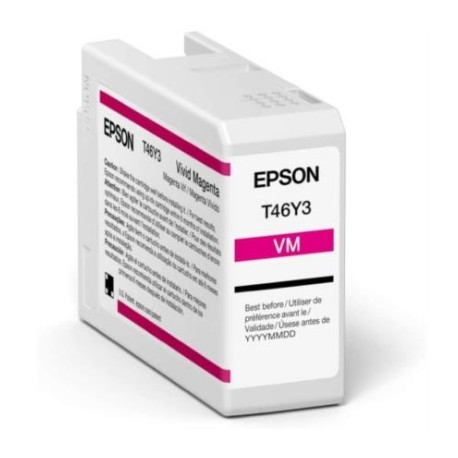 Tinta Epson UltraChrome Pro10 T46Y 50ml Color Magenta