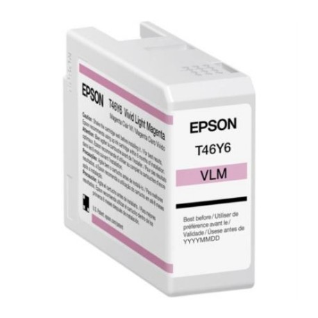 Tinta Epson UltraChrome Pro10 T46Y 50ml Color Magenta Claro