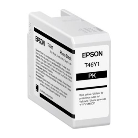 Tinta Epson UltraChrome Pro10 T46Y 50ml Color Negro Foto