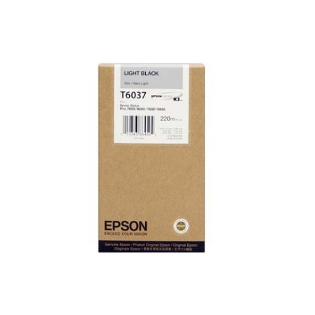 TINTA EPSON STYLUS NEGRO LIGHT PLOTTER PRO 7800/9800 220ML