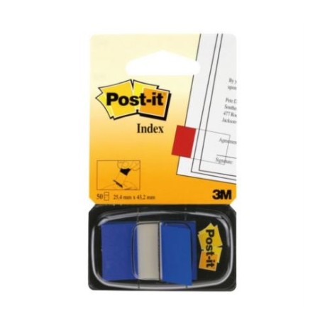 Banderitas 3M 680 Post It Azul 12 Piezas c/50 Hojas c/u