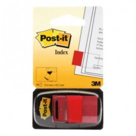 Banderitas 3M 680 Post It Rojo 12 Piezas c/50 Hojas c/u