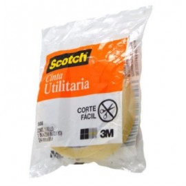 Cinta 3M Scotch 508 en Bolsa 0.024x66m Paquete C/8