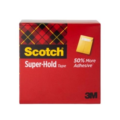 Cinta 3M Scotch Super Adhesiva 19mmx25.4m Caja