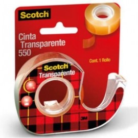 Cinta Scotch 3M 550 0.19x30m con Despachador