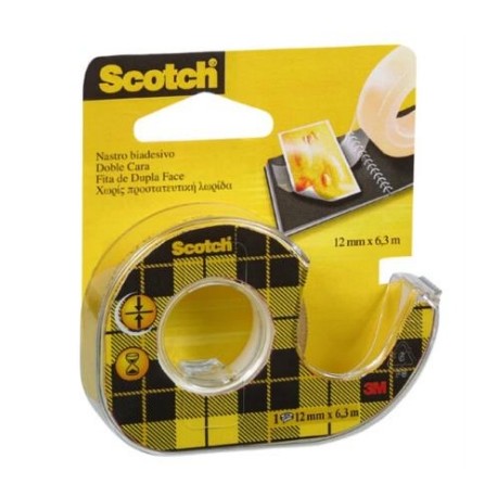 CINTA 3M DOBLE CAPA SCOTCH 012X6.3 MTS C/DESPACHADOR