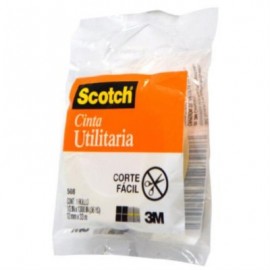 Cinta Utilitaria 3M Scotch 508 en Bolsa 12mmx33m