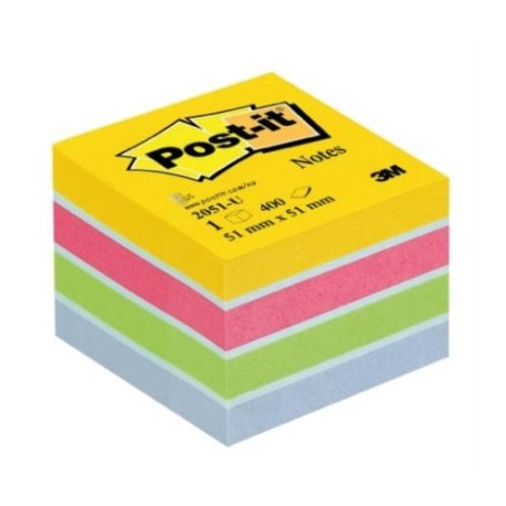 Cubo Notas 3M Post It Ultra 400 Hojas