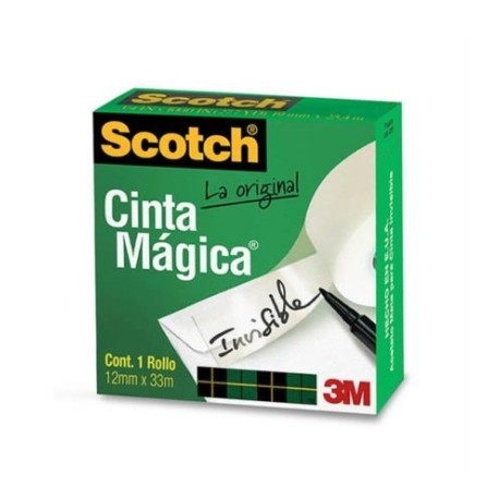 CINTA 3M MAGICA ADHESIVA 810 .12X33 MTS