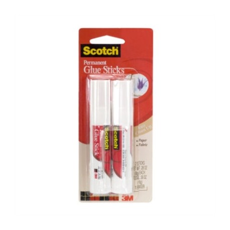 Lapiz Adhesivo 3M 6008-2 Scotch Twin Pack .28 Oz C/6 Blister de 2 Pzas