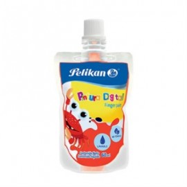 PINTURA PELIKAN DIGITAL FLEXIBLE ROJA 60ML