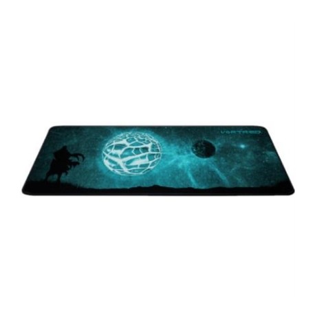 Mouse Pad Vortred Capacious Gaming Extra Grande Base Antiderrapante Color Negro