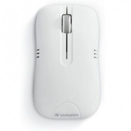 Mouse Verbatim Serie Commuter Óptico Inalámbrico P/Notebooks Color Blanco Mate