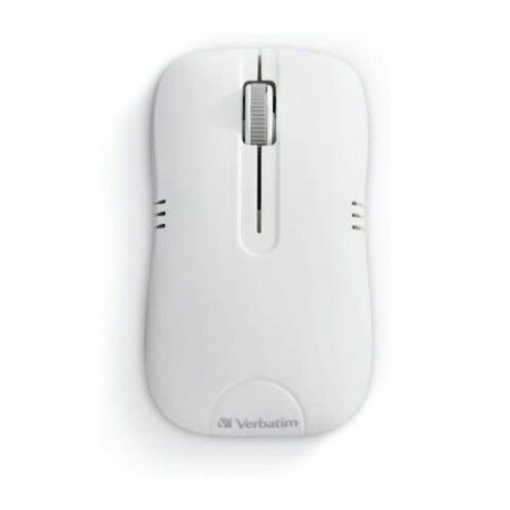 Mouse Verbatim Serie Commuter Óptico Inalámbrico P/Notebooks Color Blanco Mate