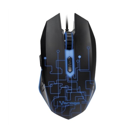 Mouse Vorago Gamer MO-501 Óptico Iluminado 3200 dpi USB Color Negro