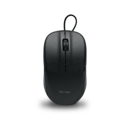 Mouse Vorago MO-103 Alámbrico Óptico USB 1000 dpi Color Negro