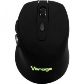 Mouse Vorago MO-306 Inalámbrico Iluminado 2400 dpi Recargable Color Negro