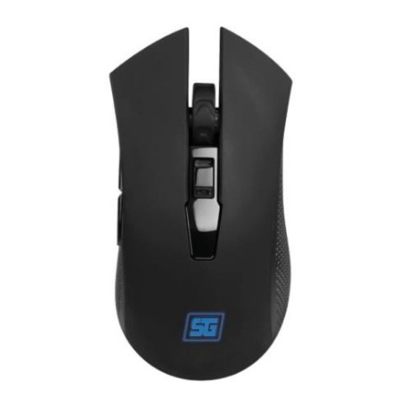 Mouse Vorago Start The Game MO-600 Inalámbrico 2400 dpi 6 Botones Recargable USB Color Negro