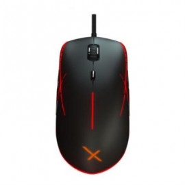 Mouse Xzeal Real Gamers XZ930 Full RGB 12400 dpi USB 9 Botones Color Negro