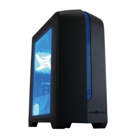 Gabinete Vorago Game Factor CSG500 Micro ATX Acrílico USB Ventilación 120mm Azul