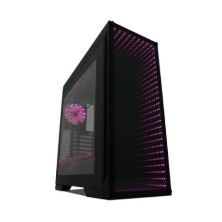 Gabinete Vorago Game Factor CSG601 ATX Optical Cristal USB Iluminación LED RGB