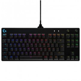 Teclado Logitech Mecánico Gaming Pro Iluminación RGB Color Negro