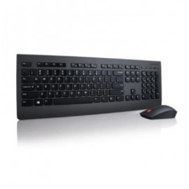 Kit Teclado y Mouse Lenovo Professional Wireless - EU Inglés Color Negro