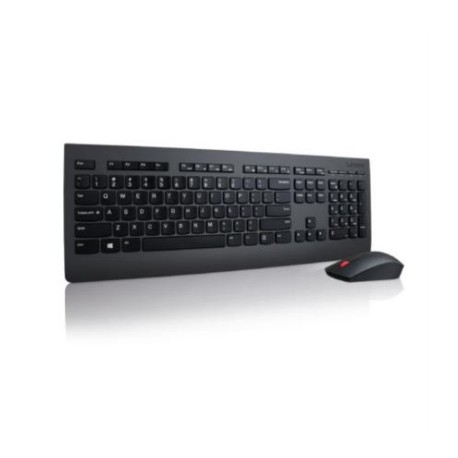 Kit Teclado y Mouse Lenovo Professional Wireless - EU Inglés Color Negro