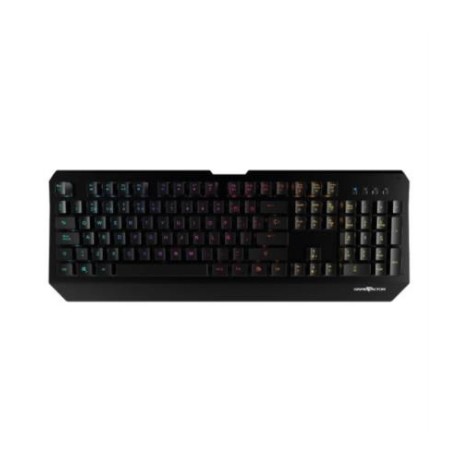 Teclado Vorago Game Factor KBG601 Mecánico Óptico USB RGB Color Negro