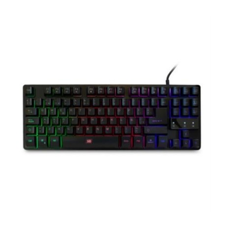 Teclado Vorago Start The Game KB-503 TenKeyless Iluminación RGB USB Color Negro