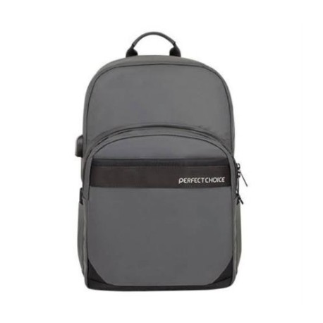 Mochila Perfect Choice Laptop Ultraligera 15" Color Negro-Gris